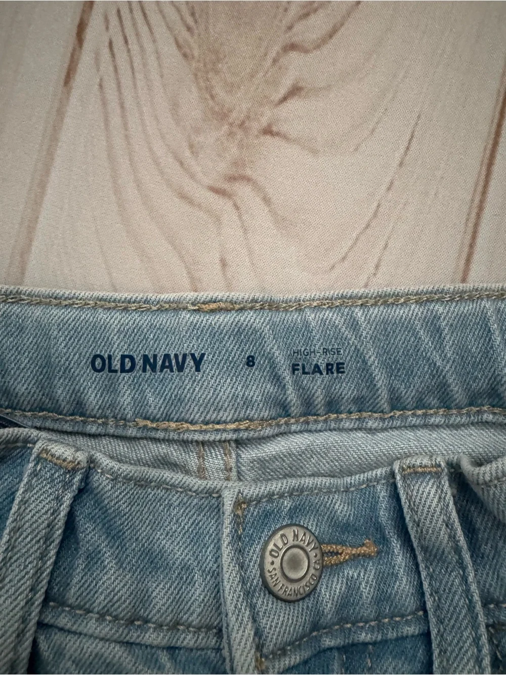 Old Navy Girls High Rise Flare Jeans